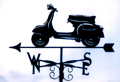 Vespa weathervane